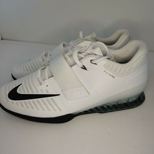 Nike Romaleos 3 Weightlifting Shoes White Black